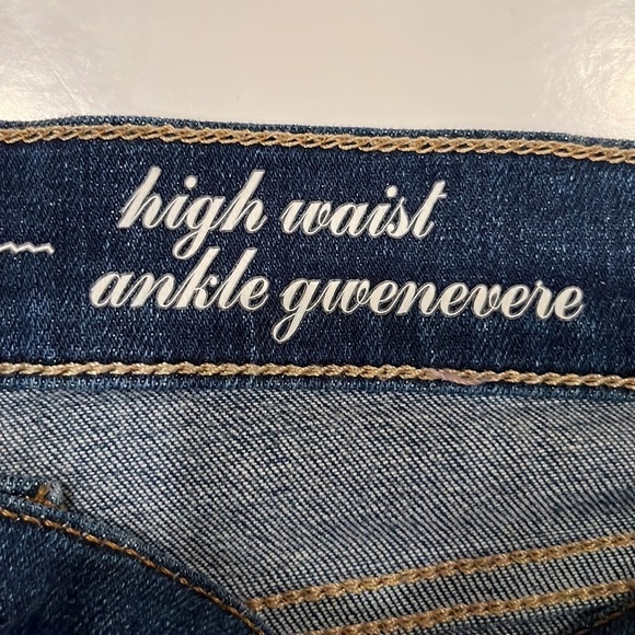 7 For All Mankind High Waist Ankle Gwenevere Size 32 - Picture 10 of 16